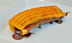 Chocolate con churros y porras en Madrid.