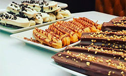 Chocolate con churros y porras en Madrid.