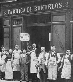 La churreria mas antigua de Madrid.